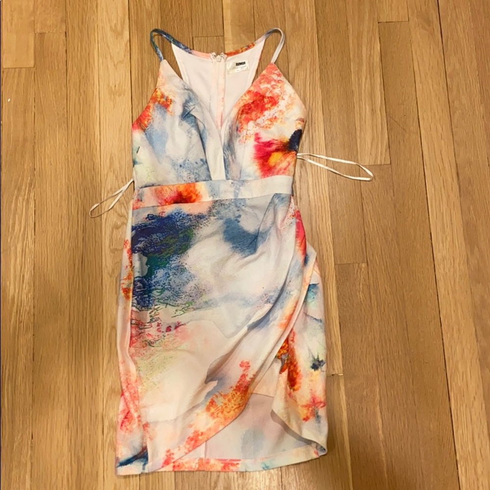 LF Rumor Boutique Watercolor Dress